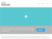 Tablet Screenshot of nwpetcare.com